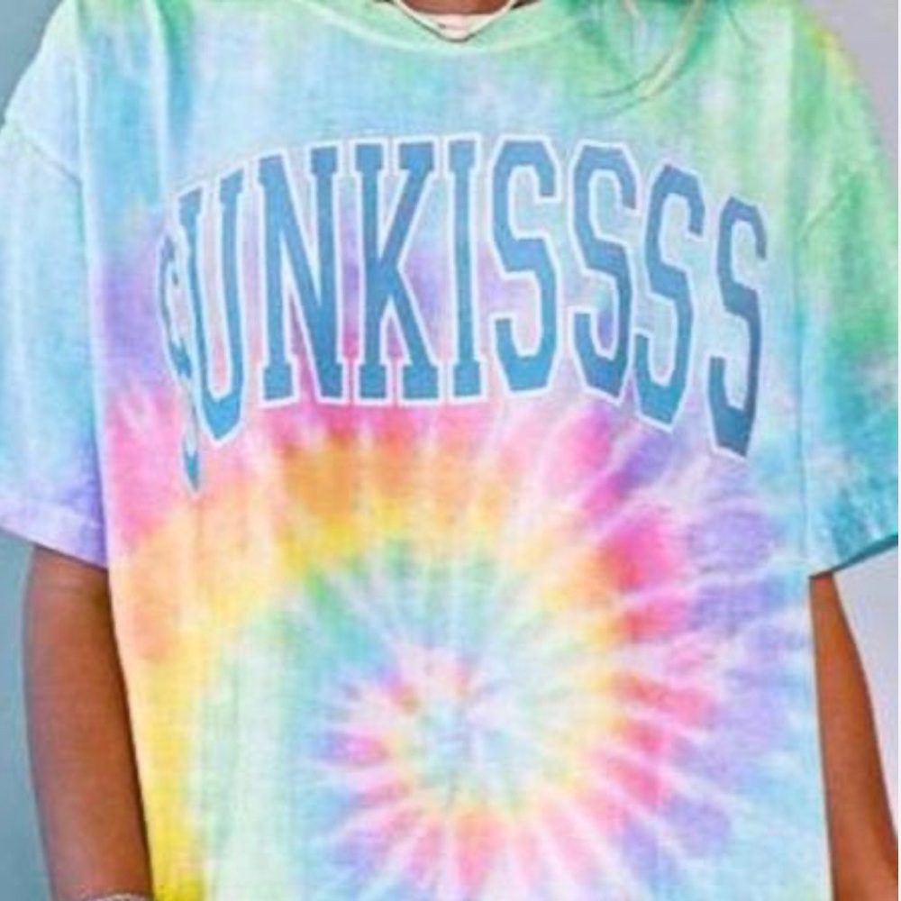 Oversized tie dye t shirt